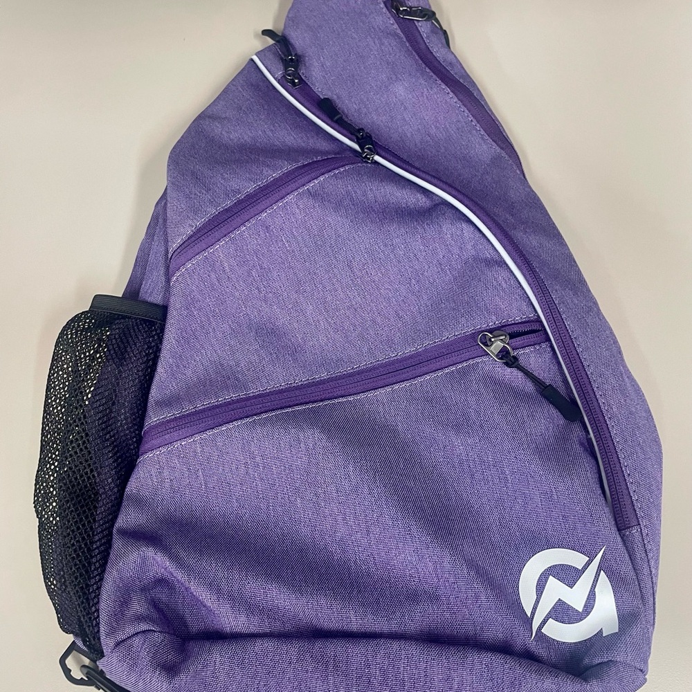 New! Purple Sling Bag & Backpack